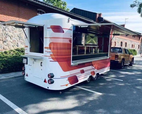 Wecare Food Van Car Food Carts Manufacturers Fully Equipped Mobile Concession Trailer