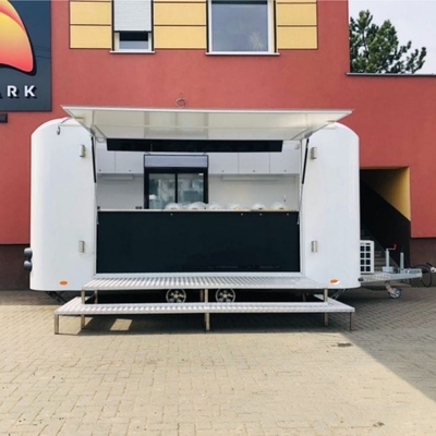 Wecare Food Van Car Food Carts Manufacturers Fully Equipped Mobile Concession Trailer