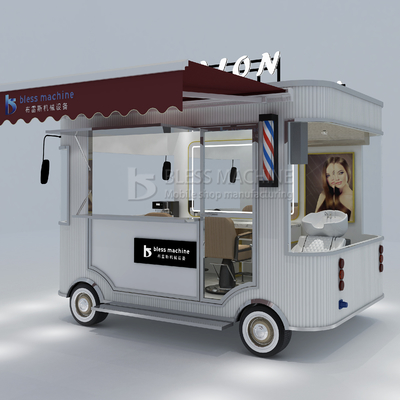Electric Mobile Hair Cut Salon Barber Shop Style Design Van Truck Trailer Cart 2023 Outlet