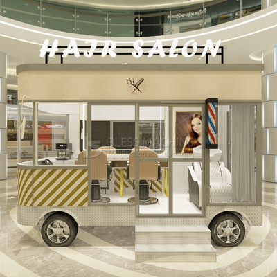 2023 Electric Mobile Hair Cut Salon Barber Shop Style Design Van Truck Trailer Cart