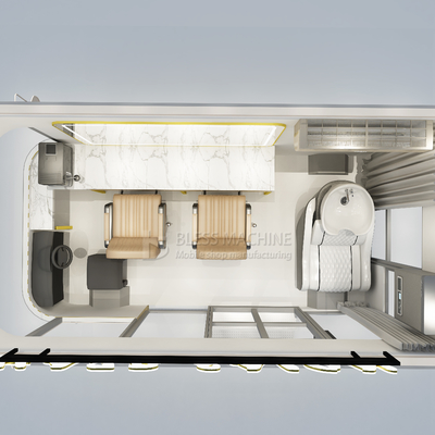 2023 Electric Mobile Hair Cut Salon Barber Shop Style Design Van Truck Trailer Cart