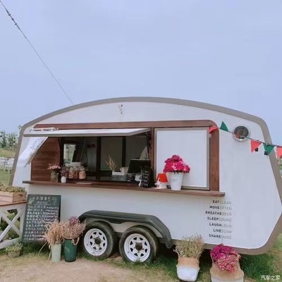 Hotdog Cart Ice Cream Beer Bar and Soft Drinks Mobile  Food Truck 600KG to 1400KG