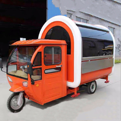 Beverage Coffee Van for Flour Mill Application Design Electric Tricycle Ape Food Truck