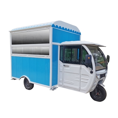 Beverage Coffee Van for Flour Mill Application Design Electric Tricycle Ape Food Truck
