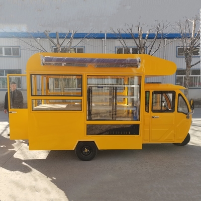 Beverage Coffee Van for Flour Mill Application Design Electric Tricycle Ape Food Truck