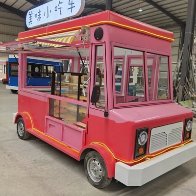 Galvanized Mobile Square Food Trailer 600KG-1400KG Capacity Optional Configuration