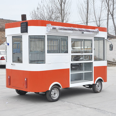 Galvanized Mobile Square Food Trailer 600KG-1400KG Capacity Optional Configuration