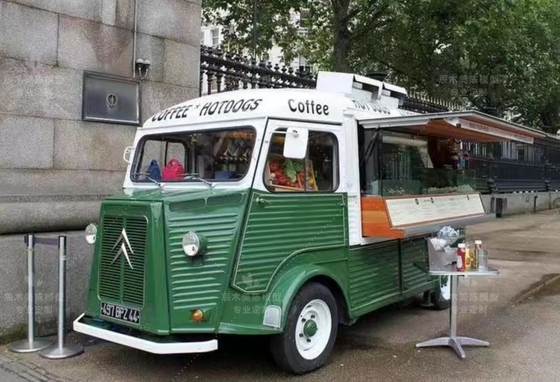 Galvanized Mobile Square Food Trailer 600KG-1400KG Capacity Optional Configuration