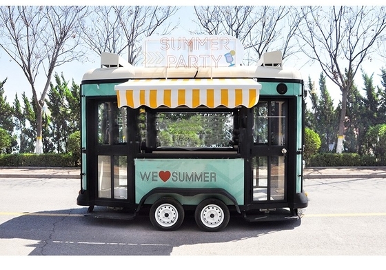 Customized Style Mobile Fast Food Truck with Wheat Raw Material and Hot Coffee