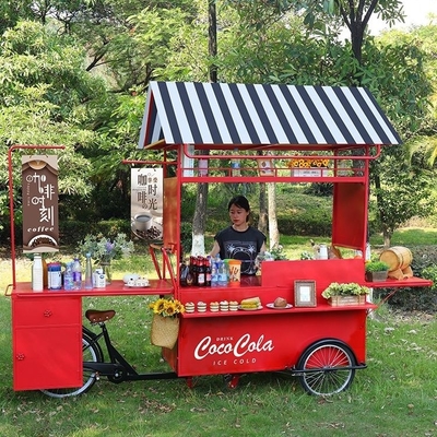 Multi-function Coffee Carts Food Trailer Mobile Food Cart Ice Cream Mini Food Truck