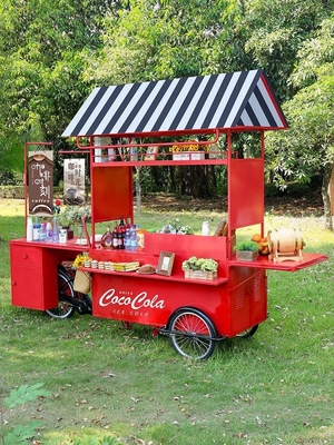 Multi-function Coffee Carts Food Trailer Mobile Food Cart Ice Cream Mini Food Truck