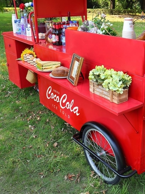 Multi-function Coffee Carts Food Trailer Mobile Food Cart Ice Cream Mini Food Truck