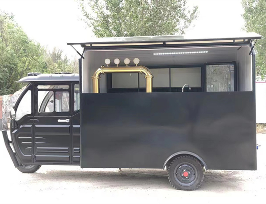 2023 Electric Mobile Iced Fresh Beer Wine Cocktail Beverage Drink Bar Tricycle Boutique