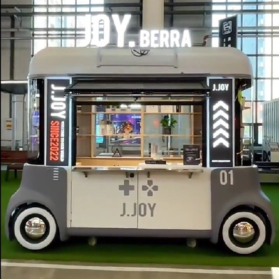 4 Road Wheels Mobile Phone Accessories Repair Shop Truck Trailer Cart Boutique 2023 Outlet