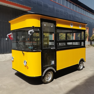 4 Wheels Mobile Food Trucks for Hot Dog Carts and Catering Concession Coffee Food Trailer