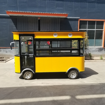 4 Wheels Mobile Food Trucks for Hot Dog Carts and Catering Concession Coffee Food Trailer