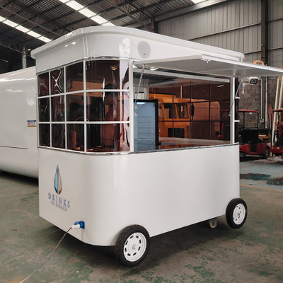 Fresh Juice and Vegetable Fruit Salad Car Trolley for Mobile Shop 2500mm*1600mm*2350mm