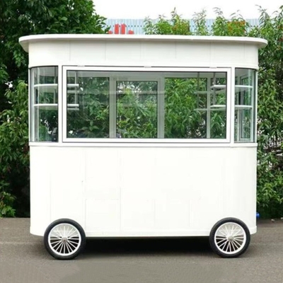Fresh Juice and Vegetable Fruit Salad Car Trolley for Mobile Shop 2500mm*1600mm*2350mm