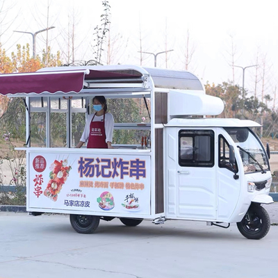 Multipurpose Mobile Electric Fast Food Snack Tricycle Pedicab Three-Wheeler Outlet 2023