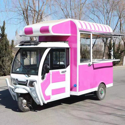 Multipurpose Mobile Electric Fast Food Snack Tricycle Pedicab Three-Wheeler Outlet 2023