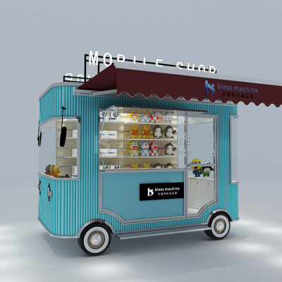 Outlet Electric Mobile Commodity Grocery Handiwork Artware Shop Van Truck Trailer Cart