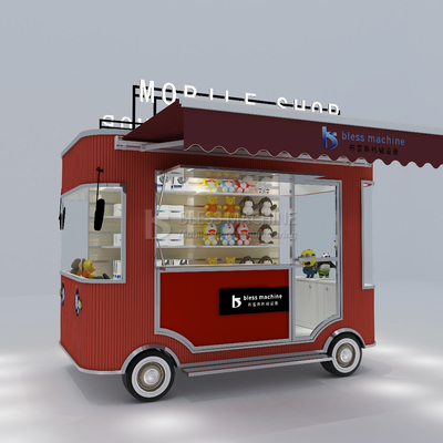 Outlet Electric Mobile Commodity Grocery Handiwork Artware Shop Van Truck Trailer Cart
