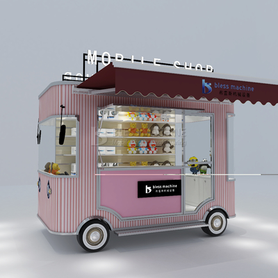 2023 Electric Mobile Commodity Grocery Handiwork Artware Shop Van Truck Trailer Cart for Hotels