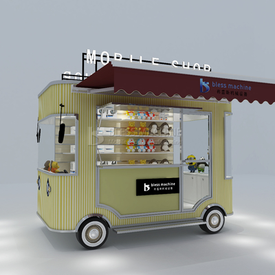 Farms Electric Mobile Commodity Grocery Handiwork Artware Shop Van Truck Trailer Cart