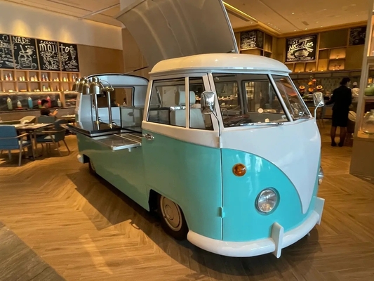 Outdoor Fast Food Carts Crepe Food Truck with Snack Mobile Kitchen Cooking Equipments