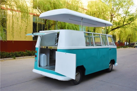 Outdoor Fast Food Carts Crepe Food Truck with Snack Mobile Kitchen Cooking Equipments