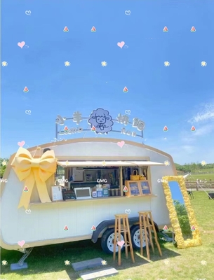 Modern Design Used Food Cart Trailer with 1.5KW-4.5KW Power