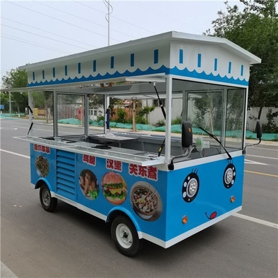 110v/220v Electric Vendor Carts Hot Dog Mobile Food Truck with Soybean Material