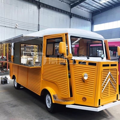 Customized Citroen Bus Food Truck for Street  Coffee Burgers Fries and Ice Cream