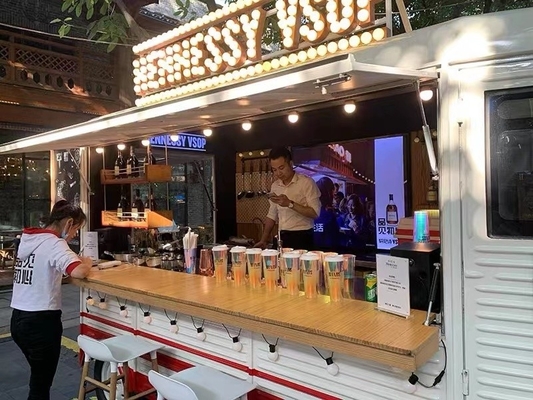 1.5KW-4.5kw Hotel Kitchen Equipment for Snack Pizza Smoothie Coffee Helados Vending Car