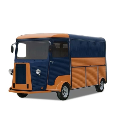 Portable Mobile Food Kiosk Stall Electric Four Wheel Vending Cart for On-the-go Needs