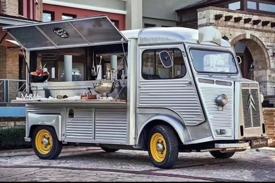 Food Trailer Vintage Mobile Sales of Various Commodities Customized Citroen HY Van
