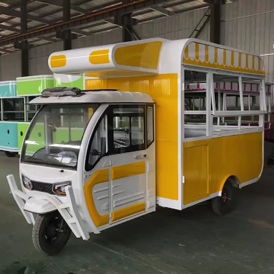 2023 Electric Mobile Hamburger Fried Chicken Steak Brochette Food Drinks Tricycle Truck