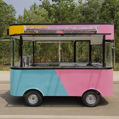 TUNE Solar Panels Kiosk Shop Van Coffee Hot Dog Trailer Cart Street View Cart Bus Food Truck