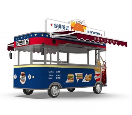 Eco-Friendly Food Truck for Fast Snack Dining Customization Mobile Food Bus