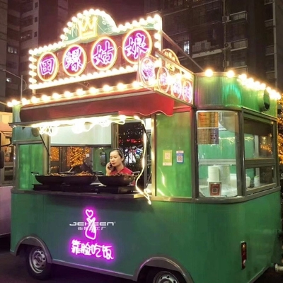 Eco-Friendly Food Truck for Fast Snack Dining Customization Mobile Food Bus