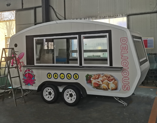Vacuum Tire Mobile Food Trailer Multifunctional Electric Churros Cart for Purchase