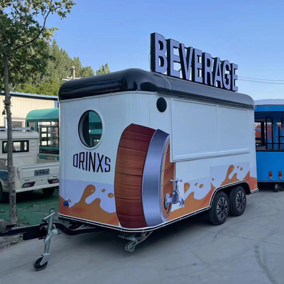Vacuum Tire Mobile Food Trailer Multifunctional Electric Churros Cart for Purchase