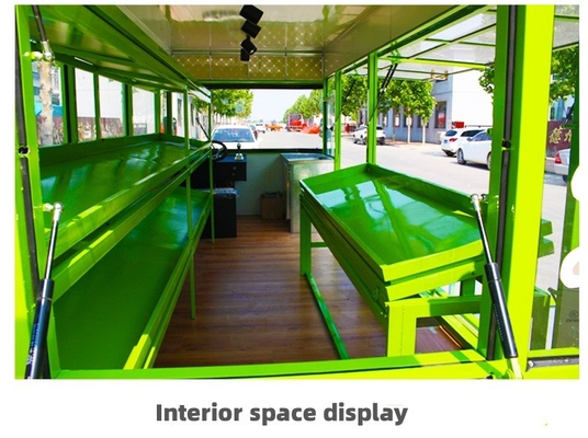 Customized Mobile Food Vending Trailer Multifunctional Fruit and Vegetables Vehicle