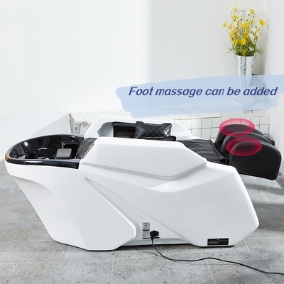 Barbershop Dedicated Electric Massage Shampoo Bed with Whole Body Heating Fumigation