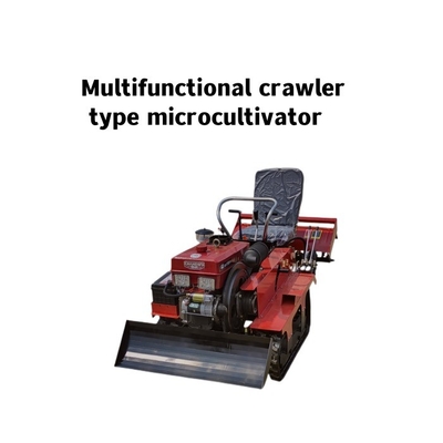 Customized Multi-Functional Amphibious Crawler Type Micro Cultivator for Farming Practice