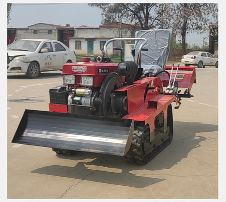 Customized Multi-Functional Amphibious Crawler Type Micro Cultivator for Farming Practice