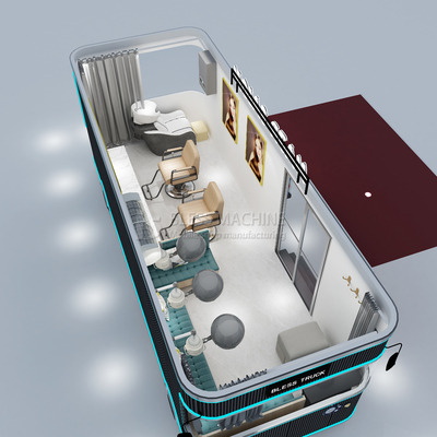 Customized Multi-functional Mobile Shop Barber Car Food Truck with Soybean Raw Material