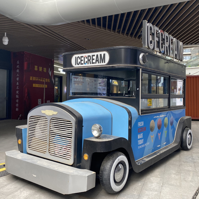 Commercial Dining Car Customized Electric Vendor Carts Hot Dog Mobile Food Truck 4wheels