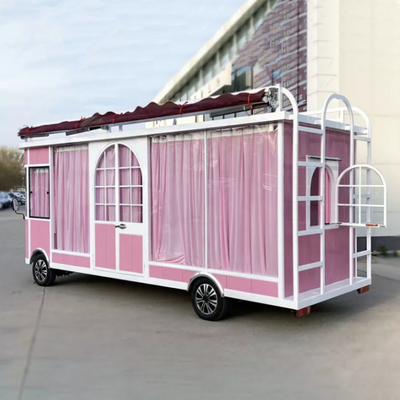 Electric Mobile Hair Salon Barber Shop Dresser Van Truck Trailer Boutique Cart for 1000kg