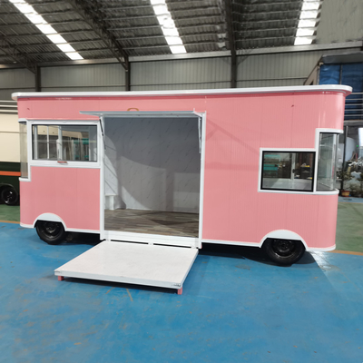 2023 Electric Mobile Hair Cut Salon Barber Shop Dresser Van Truck Trailer Boutique Cart